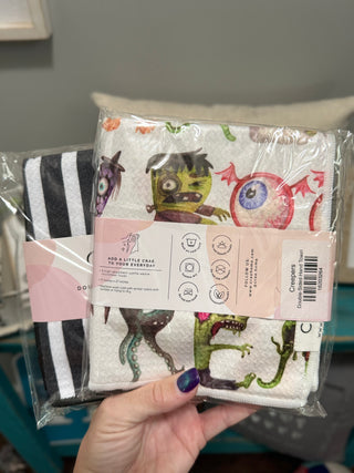 Creepers: Double-Sided Hand Towel