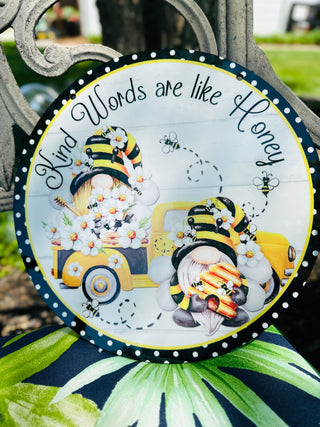 Kind Words Are Like Honey Wall Sign Door Hanger