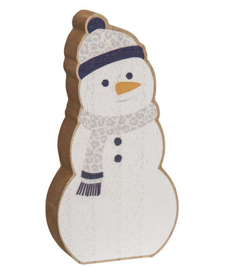 Icy Chunky Snowman Sitters Set of 2