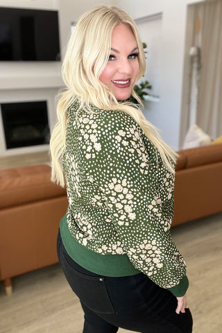 Where Are We Going Mock Neck Pullover