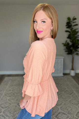 Sweet Sherbet Swiss Dot Top