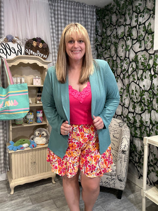 Teal Blazer