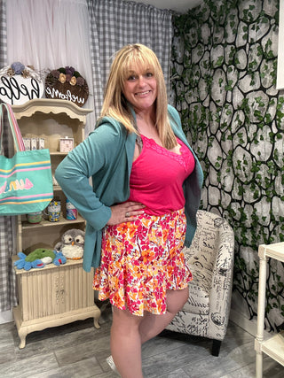 Floral Printed Skirt