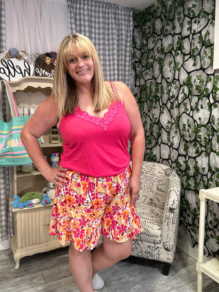 Floral Printed Skirt