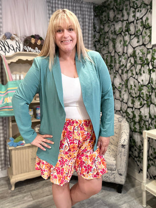 Teal Blazer