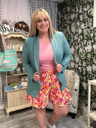 Teal Blazer