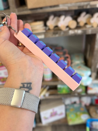 3D Printed Personalized Name Clicker Keychain