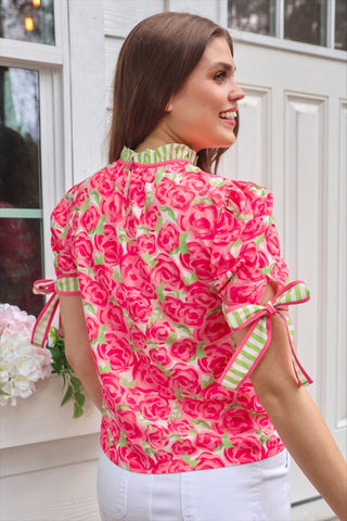 PREORDER- Lana Top- Sweet Roses