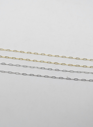 Mini Paperclip Chain Necklace