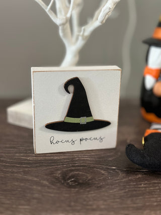 Hocus Pocus Witch Hat Block