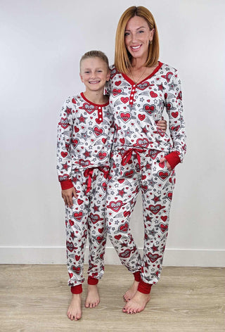 PREORDER: Valentines Matching Jogger PJ Sets