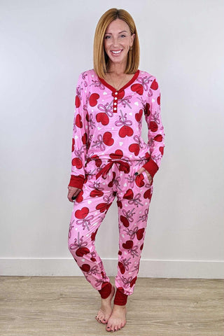 PREORDER: Valentines Matching Jogger PJ Sets