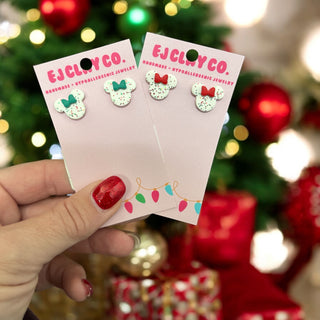 Christmas Clay Earrings
