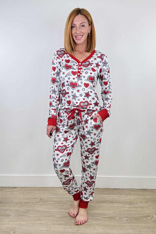 PREORDER: Valentines Matching Jogger PJ Sets