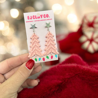 Christmas Clay Earrings