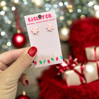 Christmas Clay Earrings