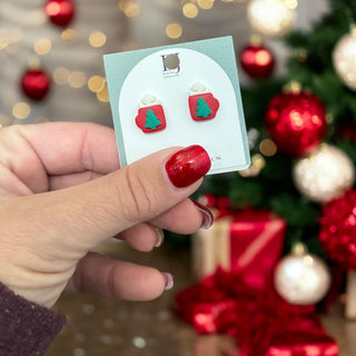 Christmas Clay Earrings
