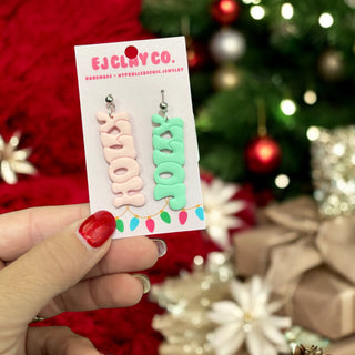 Christmas Clay Earrings