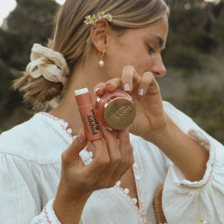 Poppy + Pout Lip Care Duo - Pomegranate Peach