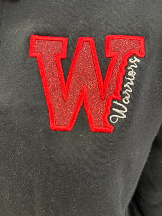 Quarter Zip Mascot Glitter Applique Pre-Order