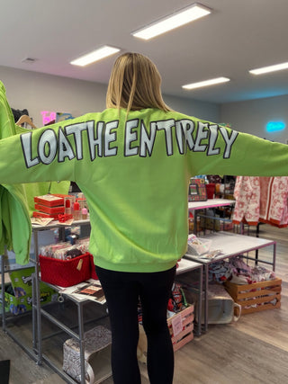 Loathe Entirely Oversized Print Sweatshirt