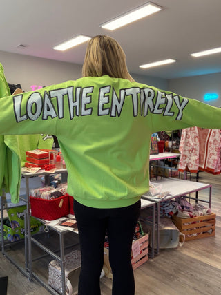 Loathe Entirely Oversized Print Sweatshirt