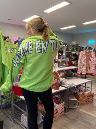 Loathe Entirely Oversized Print Sweatshirt