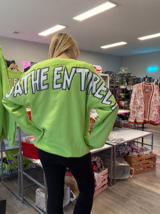 Loathe Entirely Oversized Print Sweatshirt