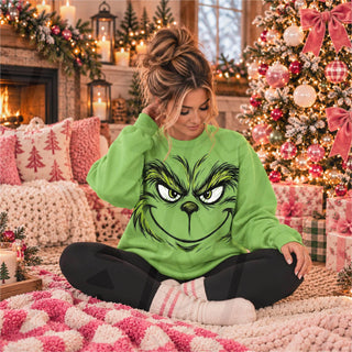 Loathe Entirely Oversized Print Sweatshirt