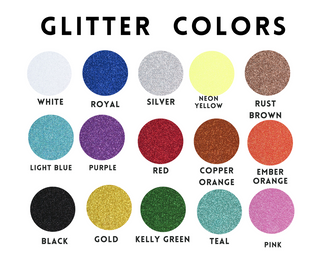 Quarter Zip Mascot Glitter Applique Pre-Order