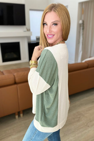 Split Personality Color Block Top