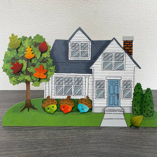 Fall Acorn Magnets Set of 3