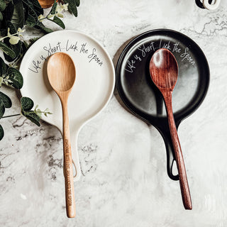 Give It A Rest - Spoon Rest and Wooden Spoon Set