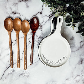 Give It A Rest - Spoon Rest and Wooden Spoon Set