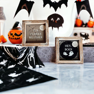Hey Boo + Cuddle Double Sided Sign