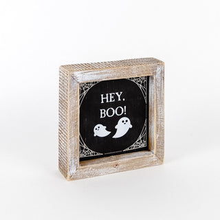 Hey Boo + Cuddle Double Sided Sign