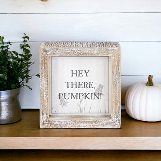Pumpkin + Spooky Double Sided Sign
