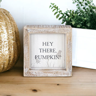 Pumpkin + Spooky Double Sided Sign