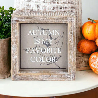 Creep + Autumn Double Sided Sign