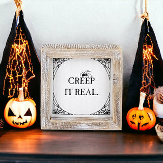 Creep + Autumn Double Sided Sign
