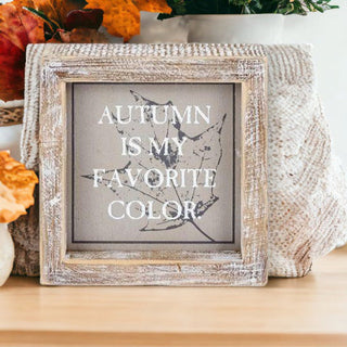 Creep + Autumn Double Sided Sign