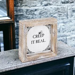 Creep + Autumn Double Sided Sign