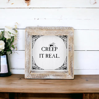 Creep + Autumn Double Sided Sign