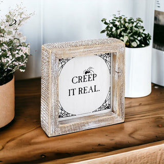 Creep + Autumn Double Sided Sign