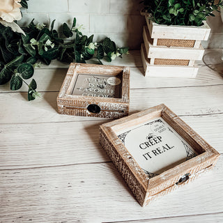 Creep + Autumn Double Sided Sign
