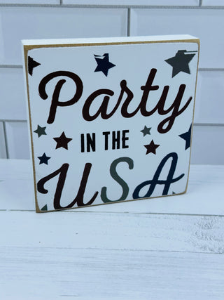 Patriotic Square Blocks