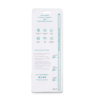 Swig Pumpkin Spice Girl Straw Topper Set