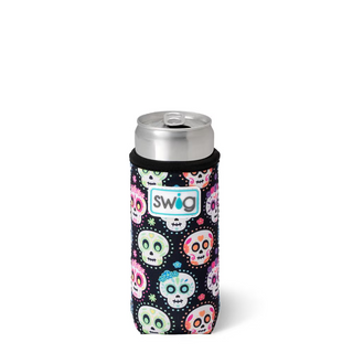 Swig Sugar Skulls Slim Can Coolie