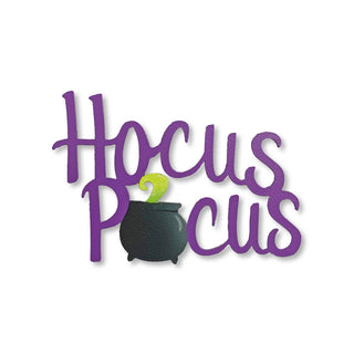 "Hocus Pocus" w/ Cauldron Magnet