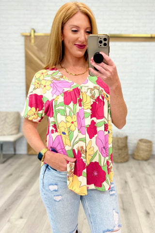 Do It Anyways Floral Top